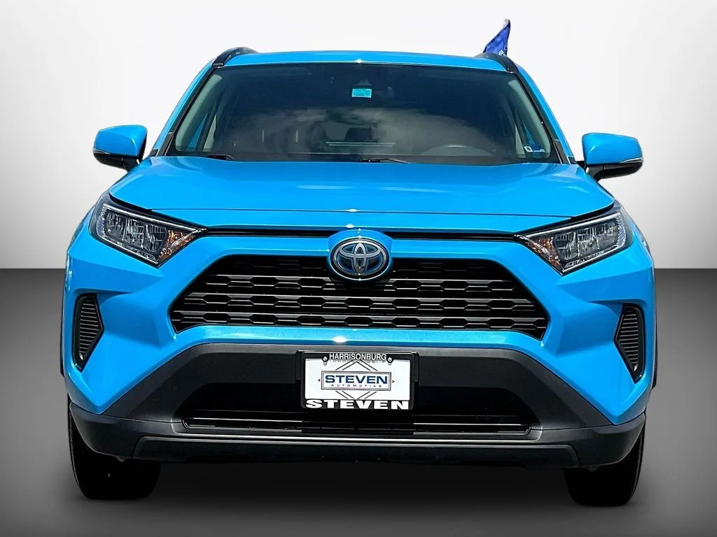 Certified Used 2019 Blue Toyota LE image 2