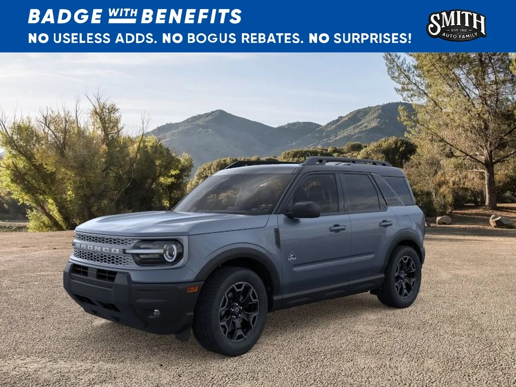 New 2026 Azure Gray Metallic Tri-Coat Ford Outer Banks® image 1