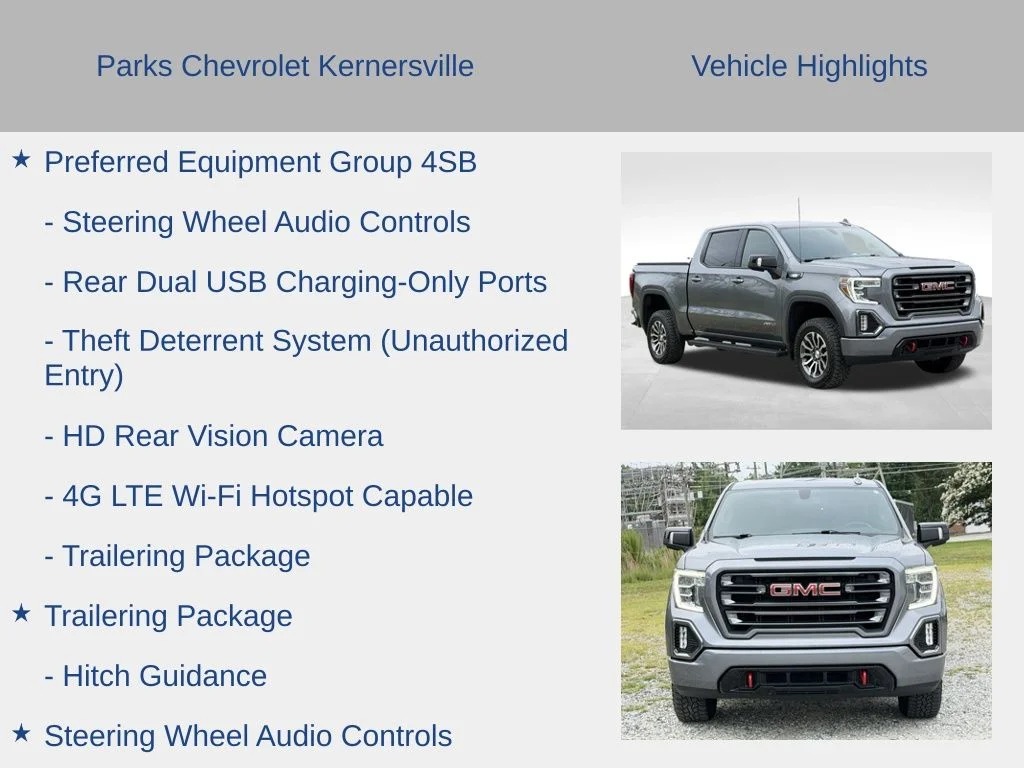 Used 2021 Gray GMC AT4 image 31