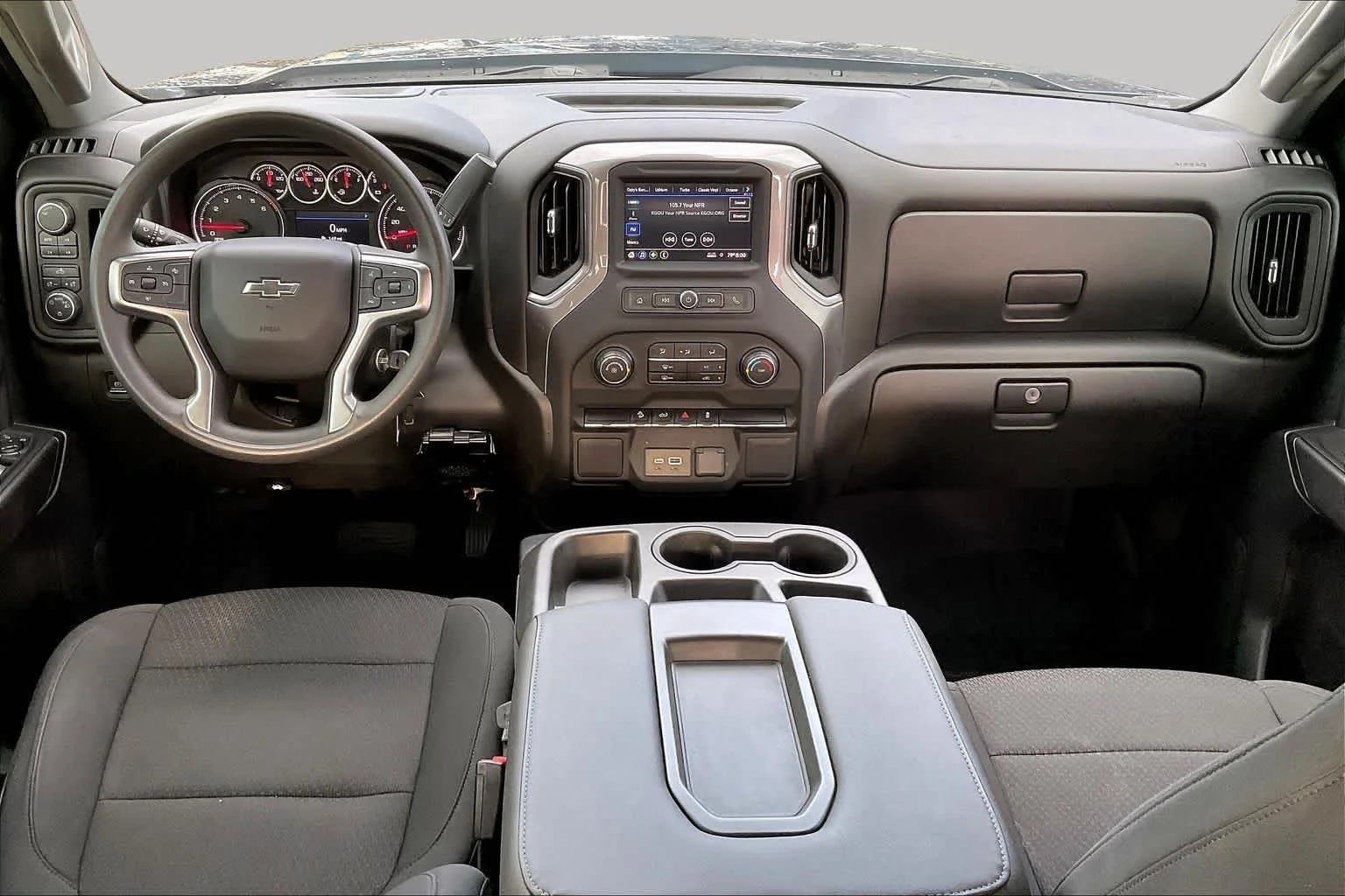 Used 2021 Northsky Blue Metallic Chevrolet Custom Trail Boss image 13