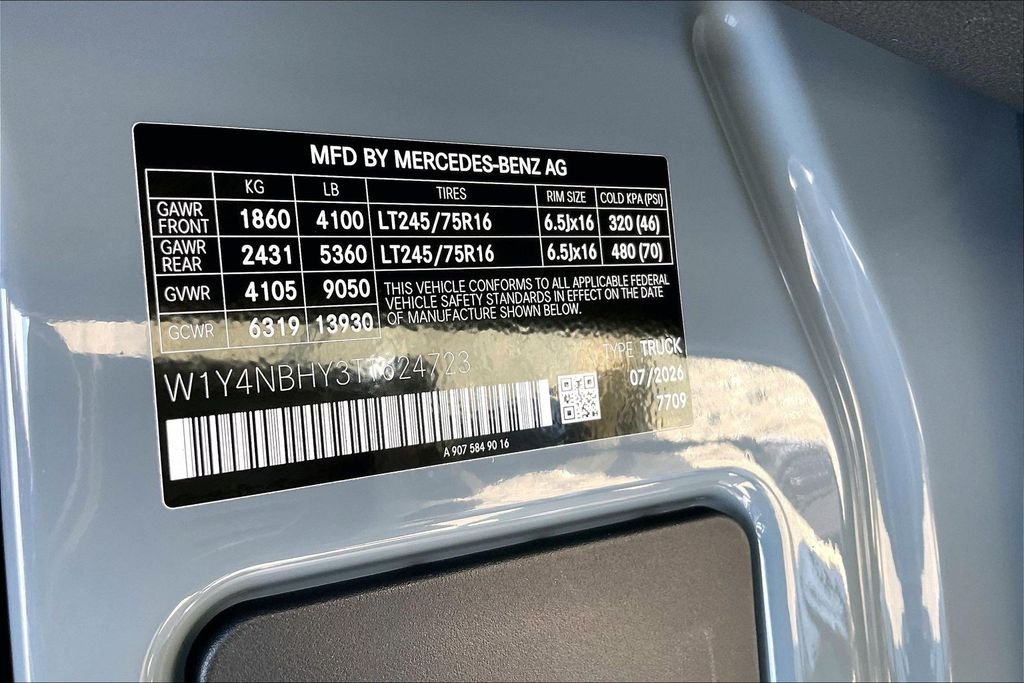 New 2026 Blue Gray Mercedes-Benz Cargo 144 WB image 12