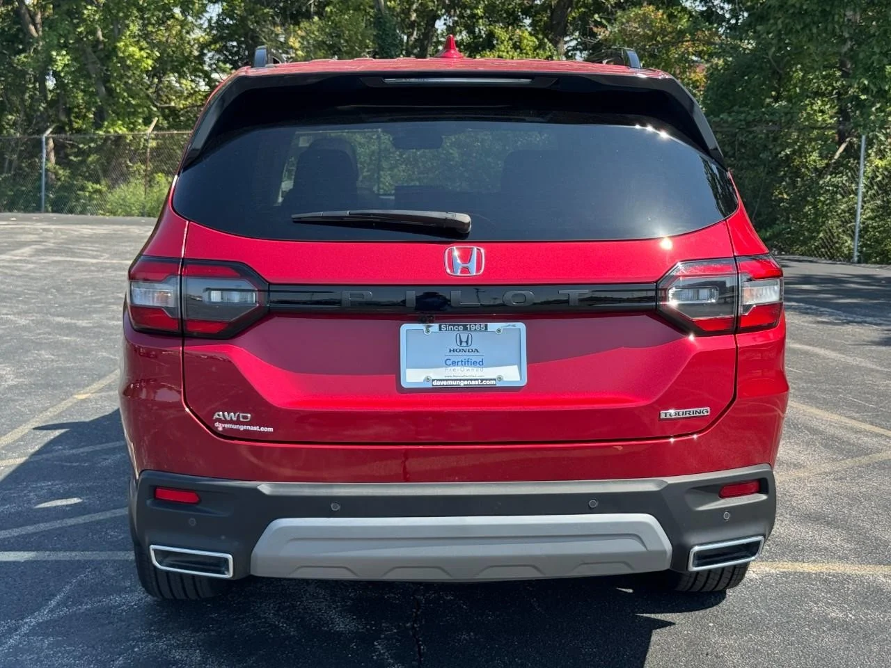 Certified Used 2025 Radiant Red Metallic II Honda AWD TRG image 7