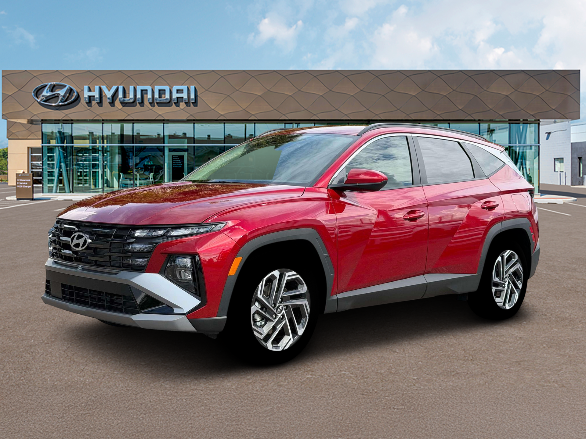New 2026 Ultimate Red Hyundai SEL Plus FWD image 2