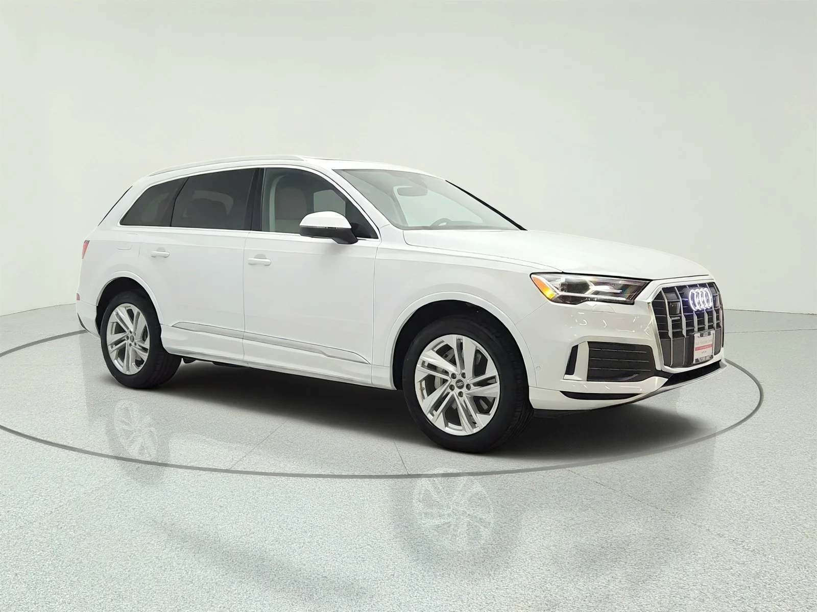 Used 2023 Glacier White Metallic Audi Premium image 3