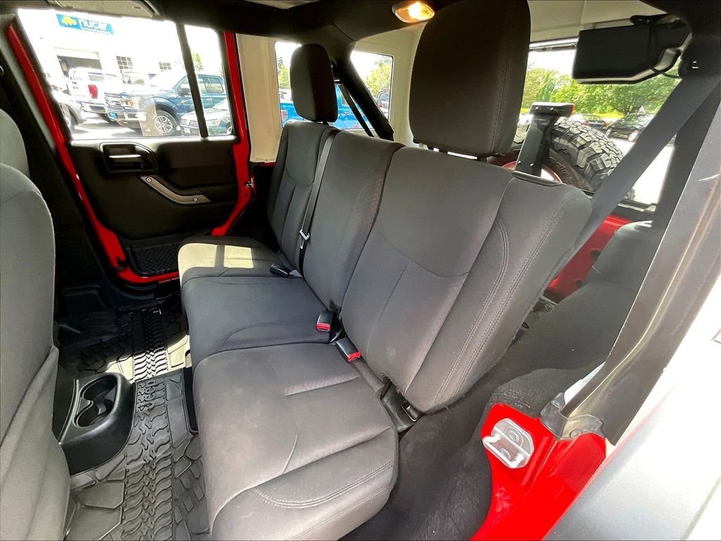 Used 2017 Red Jeep Unlimited Sport image 24