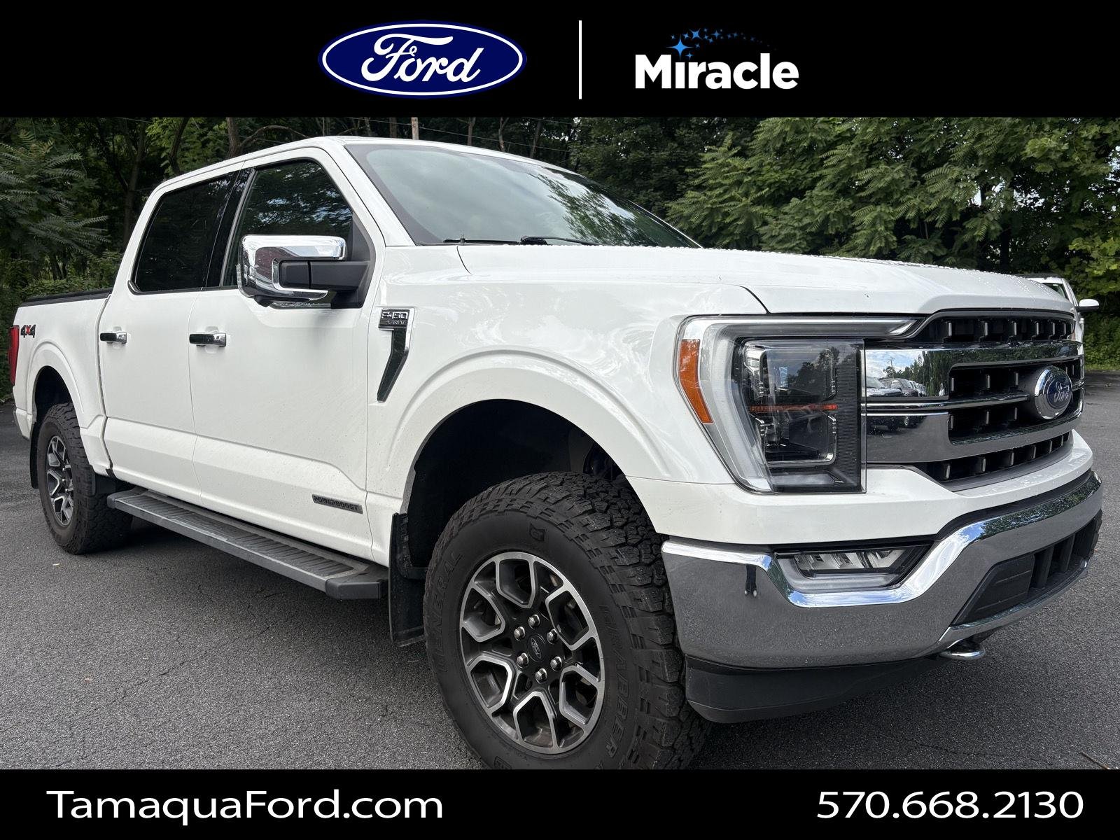 Used 2021 Star White Ford LARIAT image 1
