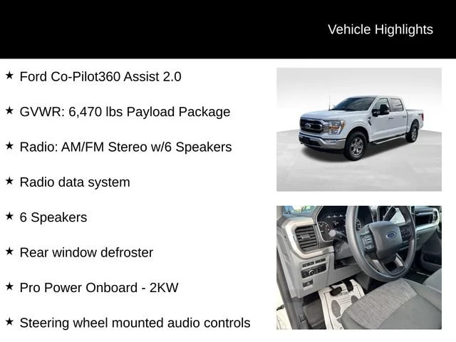 Used 2023 White Ford XLT image 7