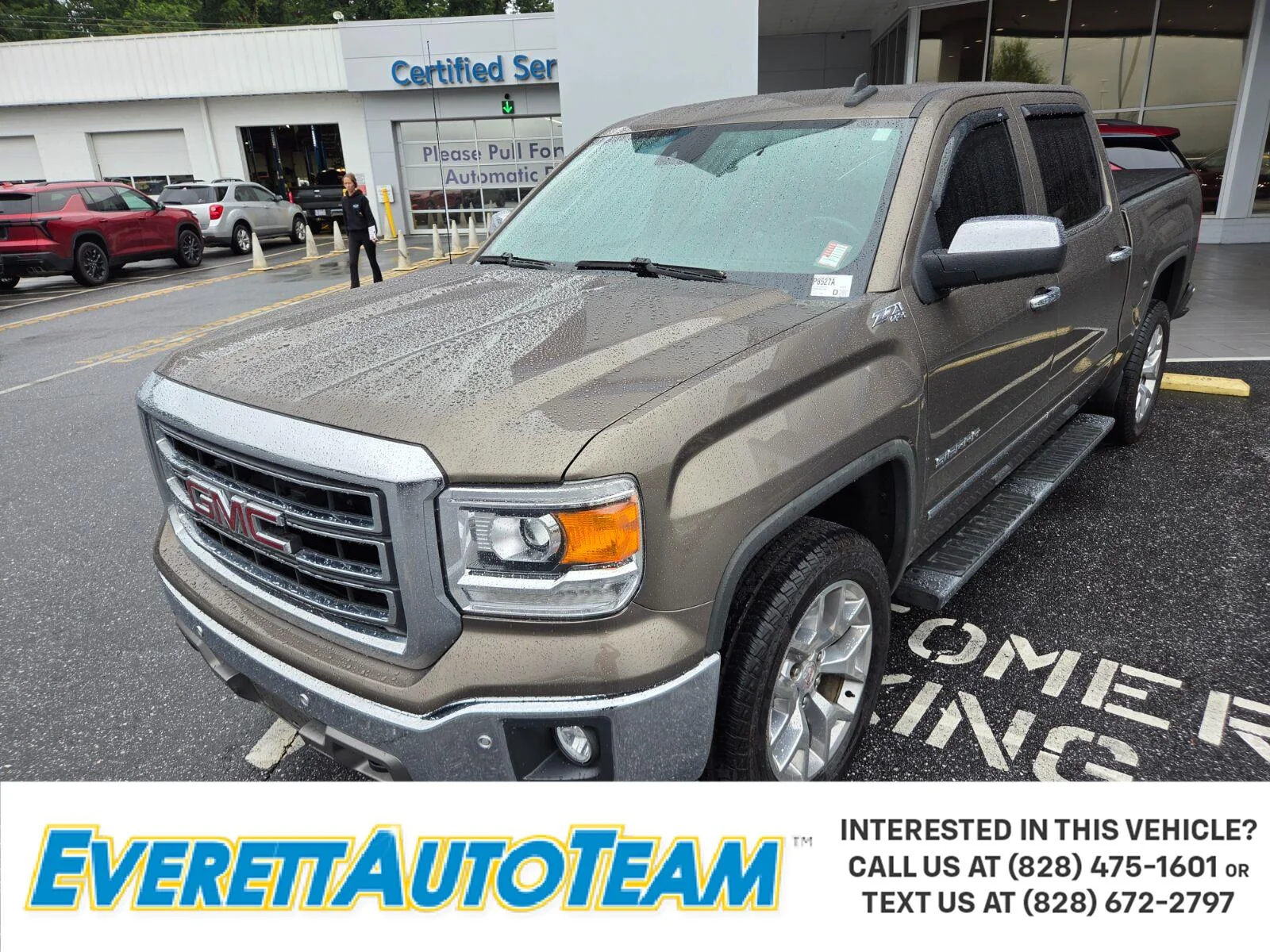 Used 2015 BRONZE ALLOY METALLIC GMC SLT image 1