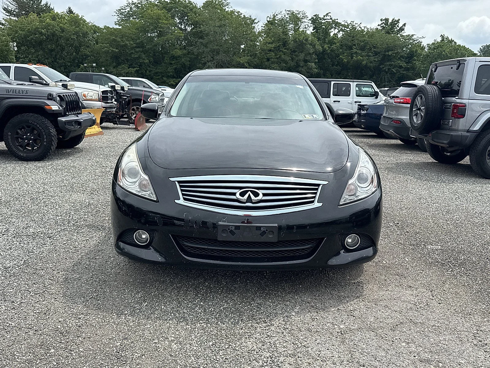 Used 2012 Black Obsidian INFINITI x image 2