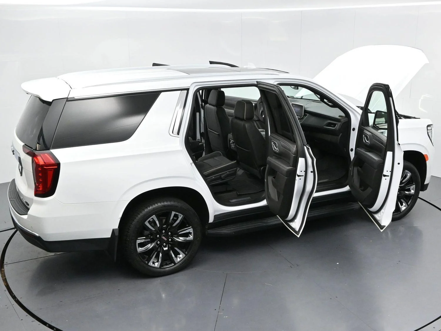 Used 2021 Summit White GMC SLT image 44