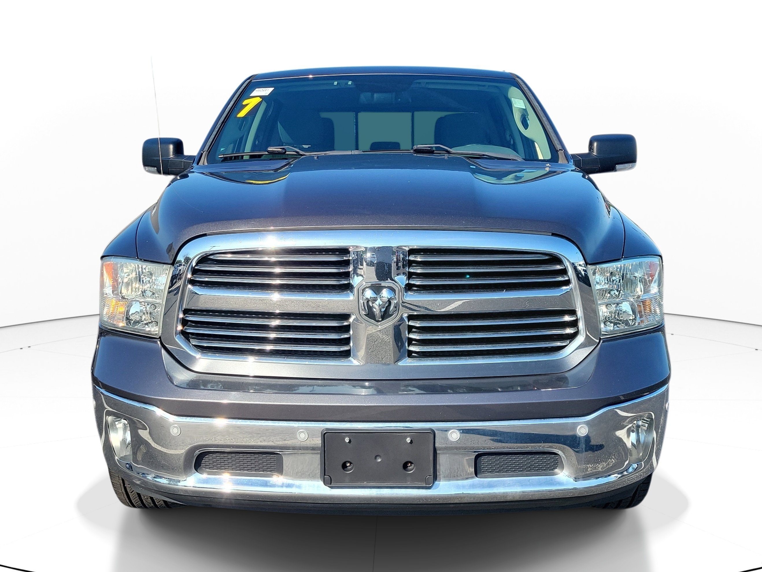 Used 2017 Granite Crystal Metallic Clearcoat Ram Big Horn image 1