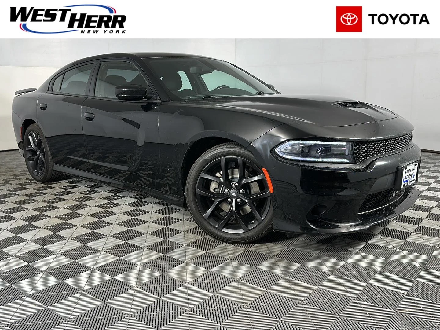 Used 2022 Pitch Black Clearcoat Dodge GT image 1