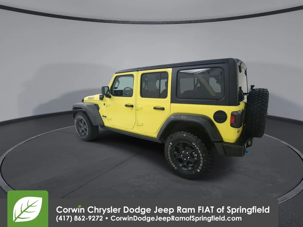 Certified Used 2023 Yellow Jeep Base 4xe image 6