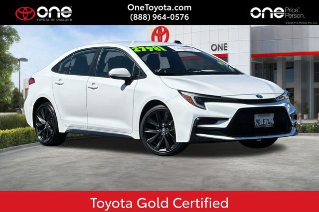 Certified Used 2024 White Toyota SE image 1