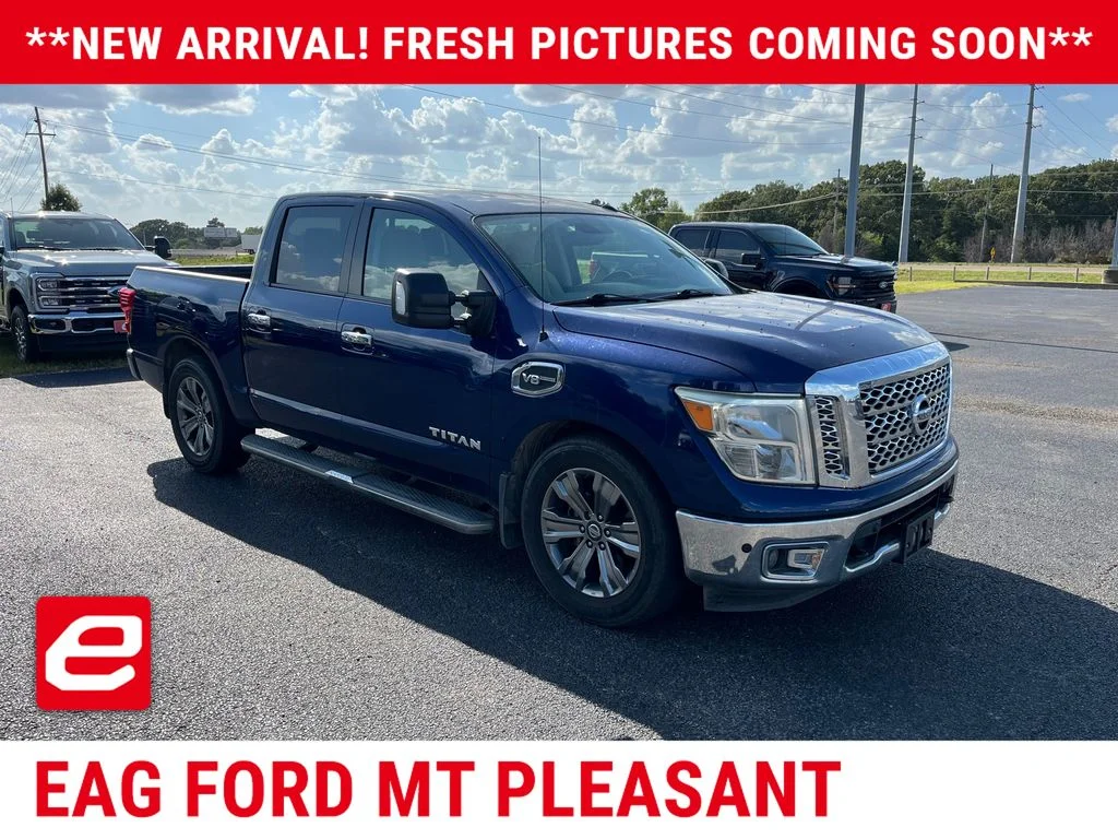 Used 2017 Deep Blue Pearl Nissan SV image 1