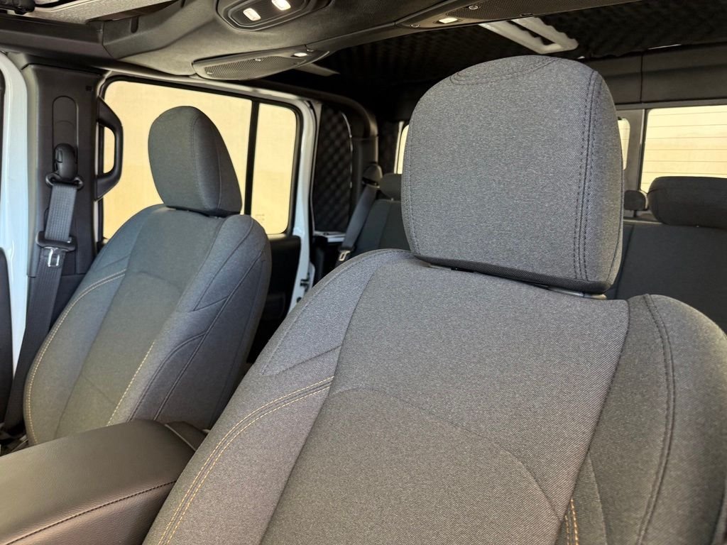 Used 2025 Bright White Clearcoat Jeep Sport image 12
