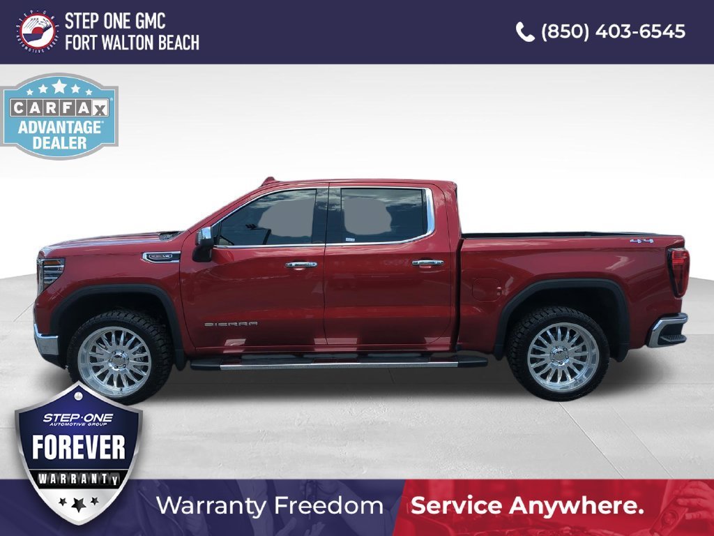 Used 2026 Volcanic Red Tintcoat GMC SLT image 3