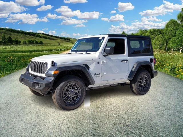 New 2026 Bright White Clear-Coat Exterior Paint Jeep Sport S image 2