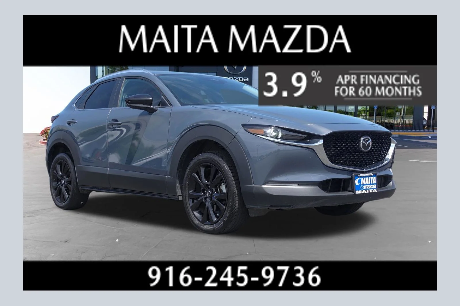 Certified Used 2025 Polymetal Gray Metallic Mazda 2.5 S Carbon Edition image 1