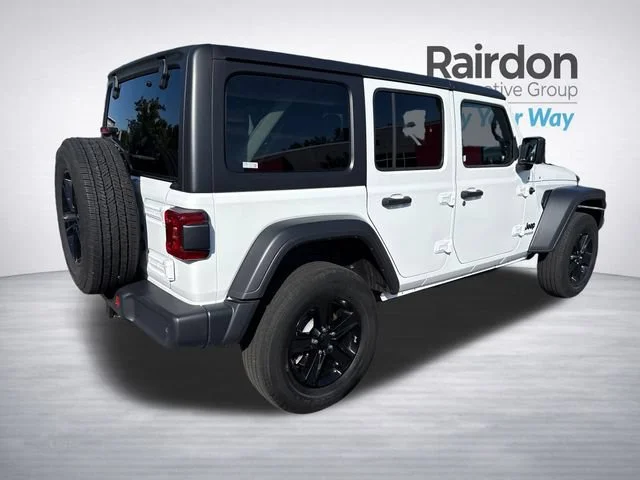 Used 2020 Bright White Clearcoat Jeep Unlimited Sport Altitude image 7
