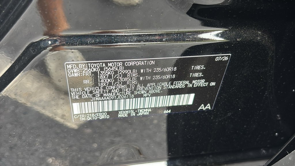 New 2026 Midnight Black Metallic Toyota  SE image 32