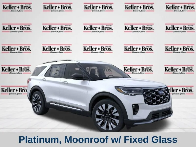 New 2026 Star White Metallic Tri-Coat Ford Platinum image 1