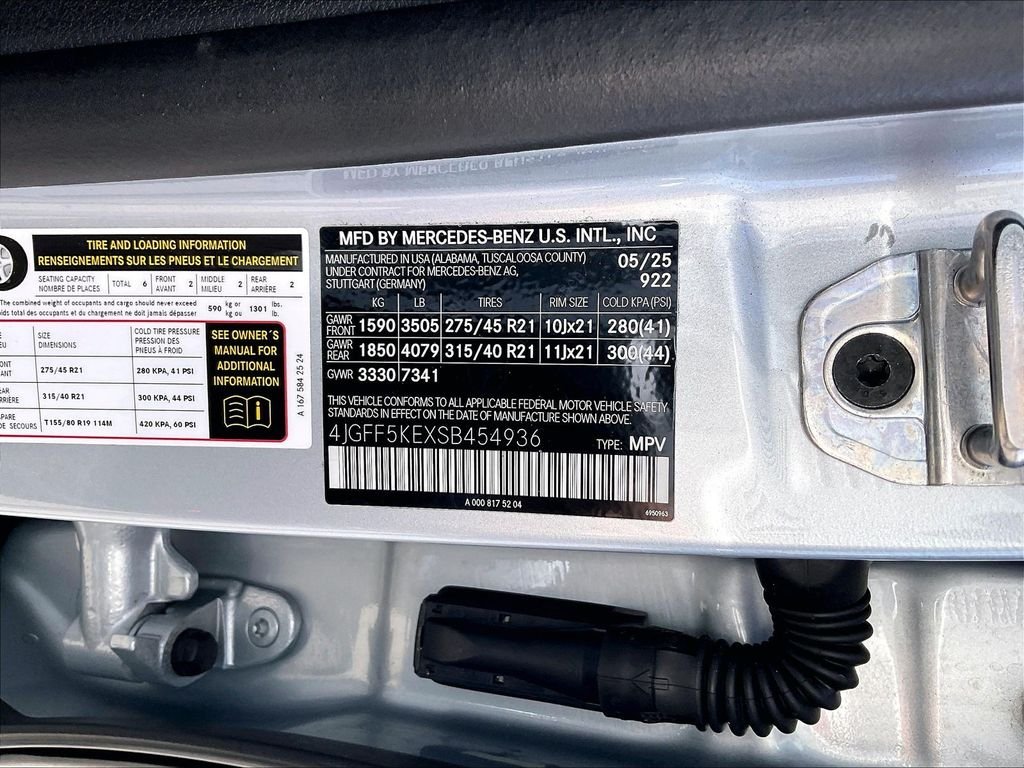 Used 2025 Cirrus Silver Metallic Mercedes-Benz GLS 450 image 34