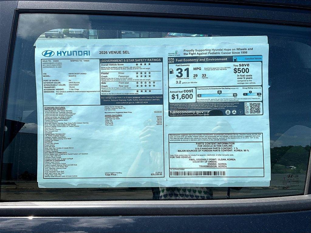 New 2026 Black Hyundai SEL image 10