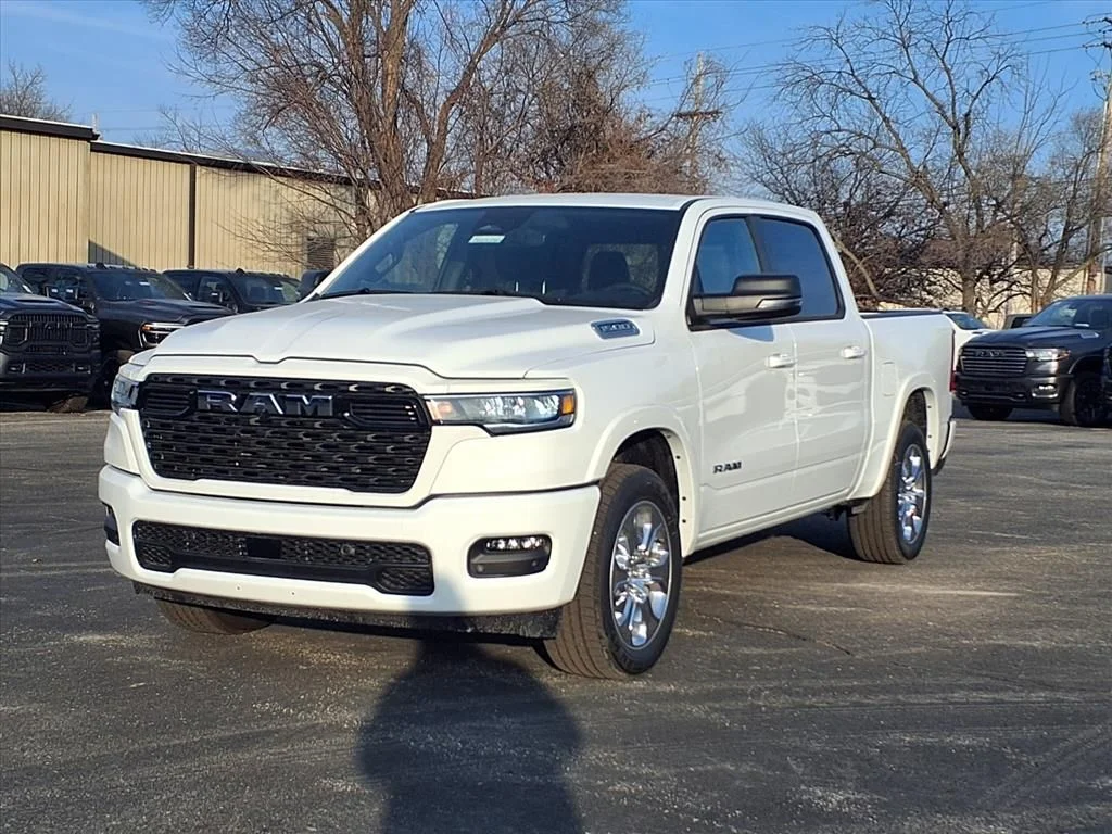 New 2026 Bright White Clear-Coat Exterior Paint RAM Big Horn/Lone Star image 2