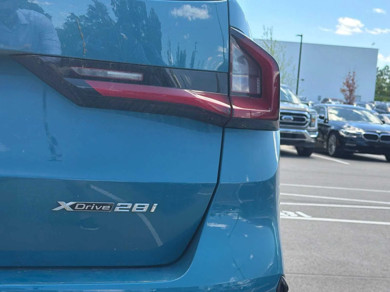Certified Used 2023 Blue Bay Lagoon Metallic BMW xDrive28i image 8