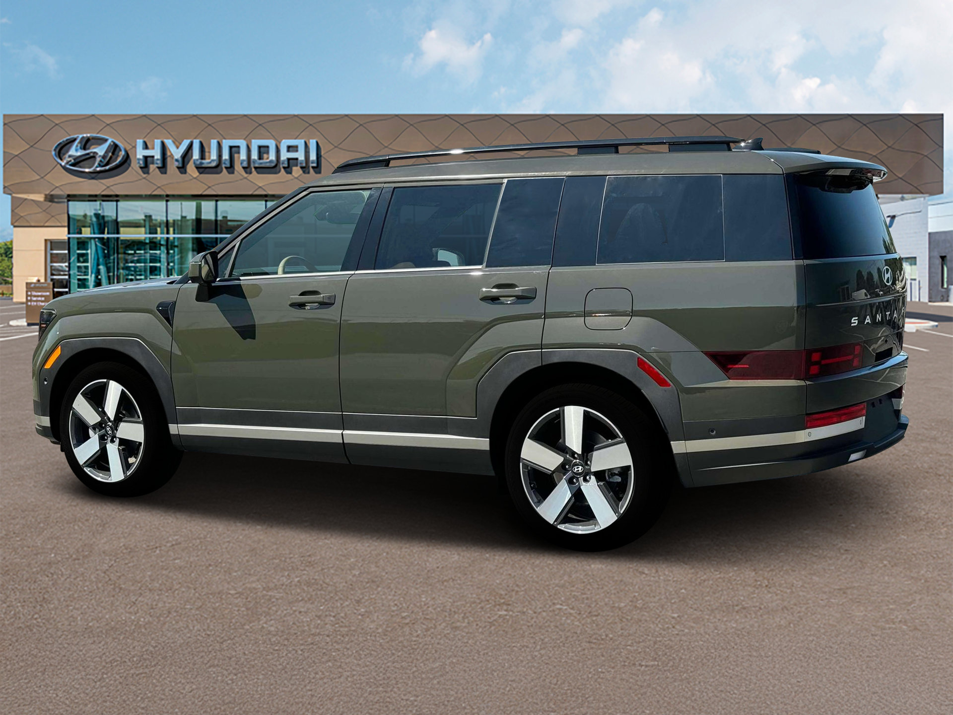 New 2026 Green Hyundai Limited AWD image 4