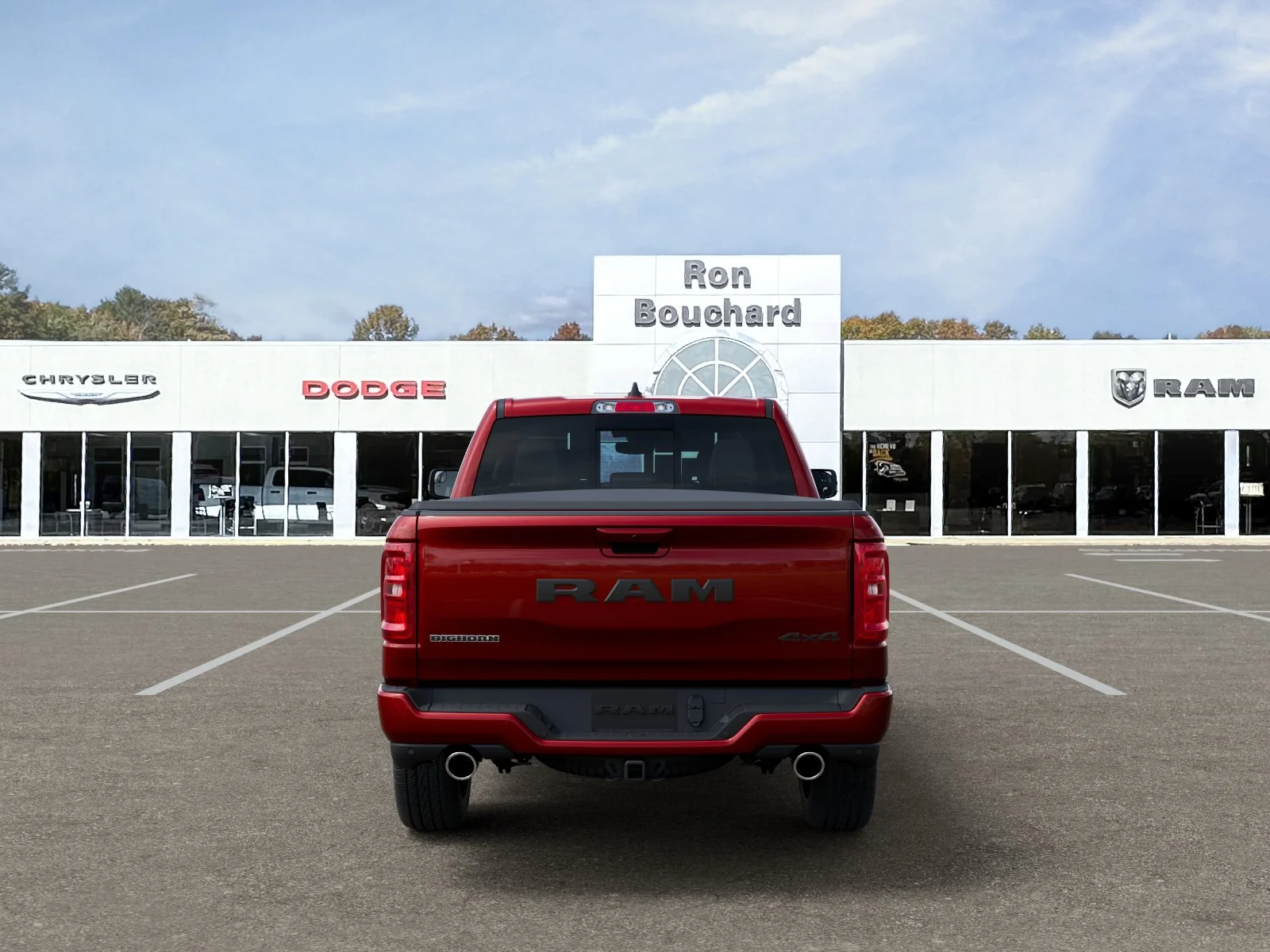New 2026 Molten Red Pearl-Coat Exterior Paint RAM Big Horn image 33