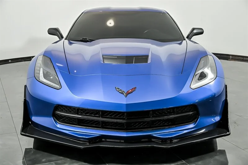 Used 2015 Laguna Blue Tintcoat Chevrolet Stingray-MANUAL-$20K MODS! image 4
