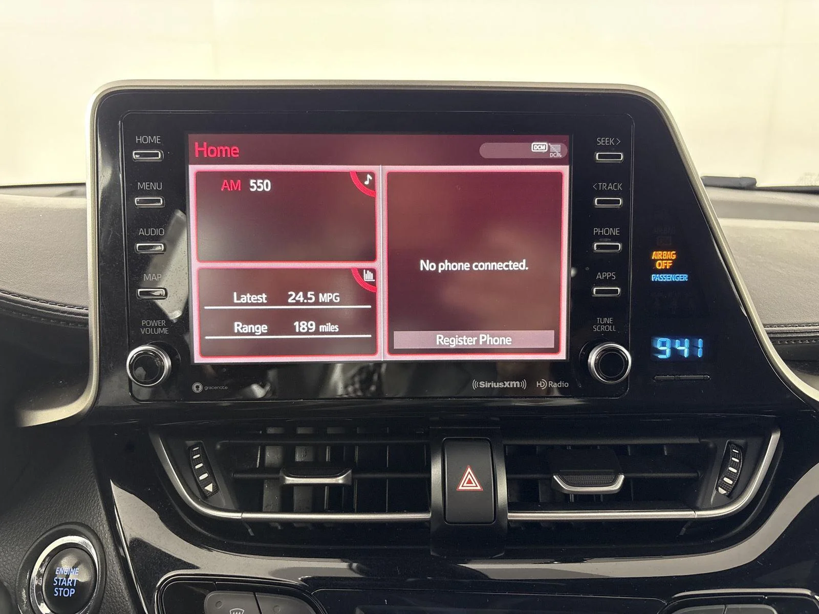 Used 2019 Ruby Flare Pearl w/Black Roof Toyota XLE image 9