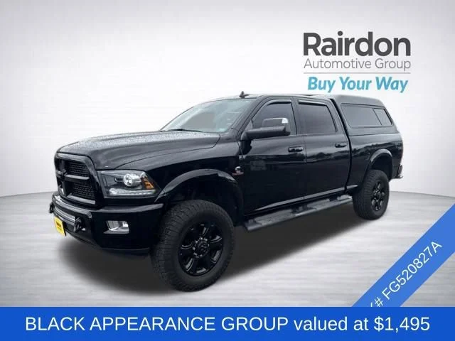 Used 2015 Black Clearcoat Ram Laramie image 3