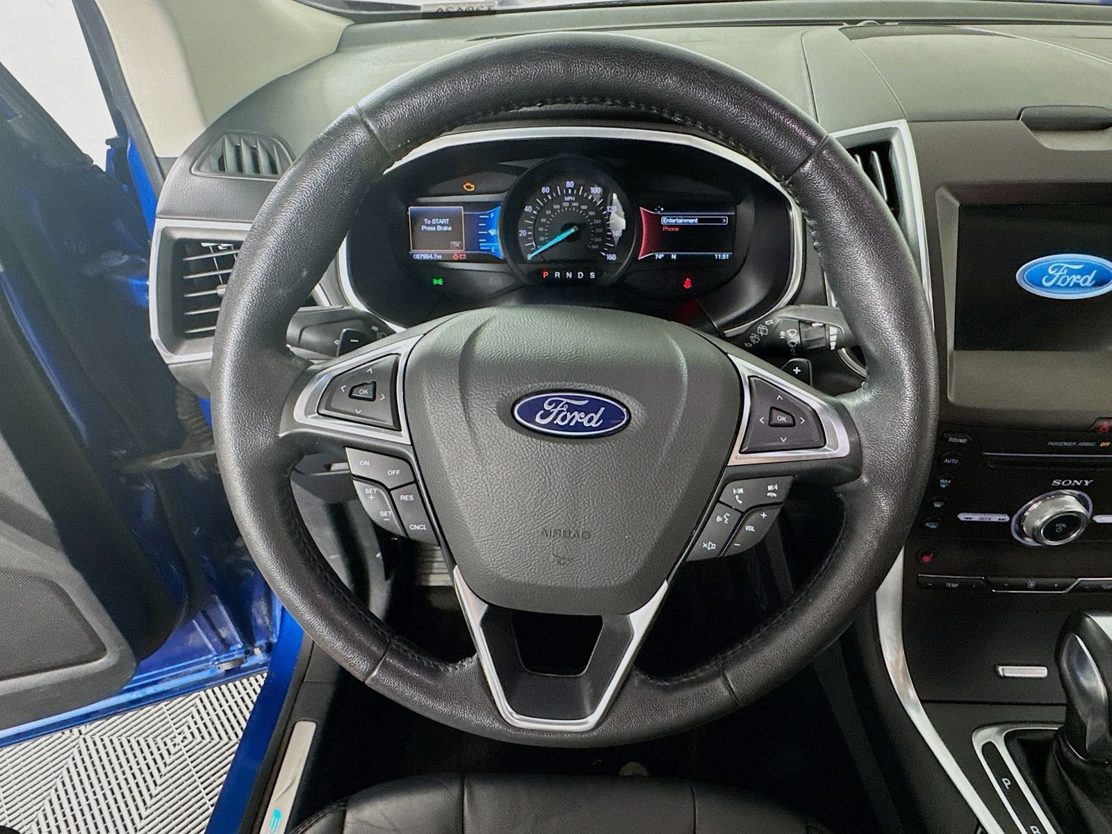 Used 2018 Lightning Blue Metallic Ford Titanium image 13