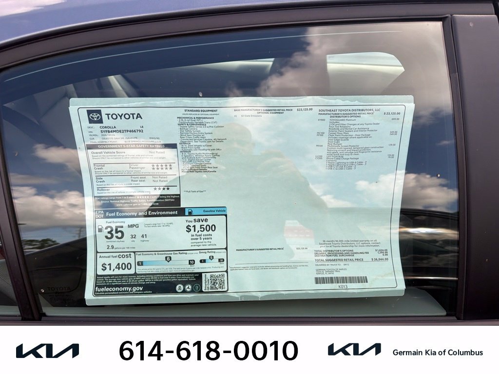 Used 2026 Gray Toyota LE image 10