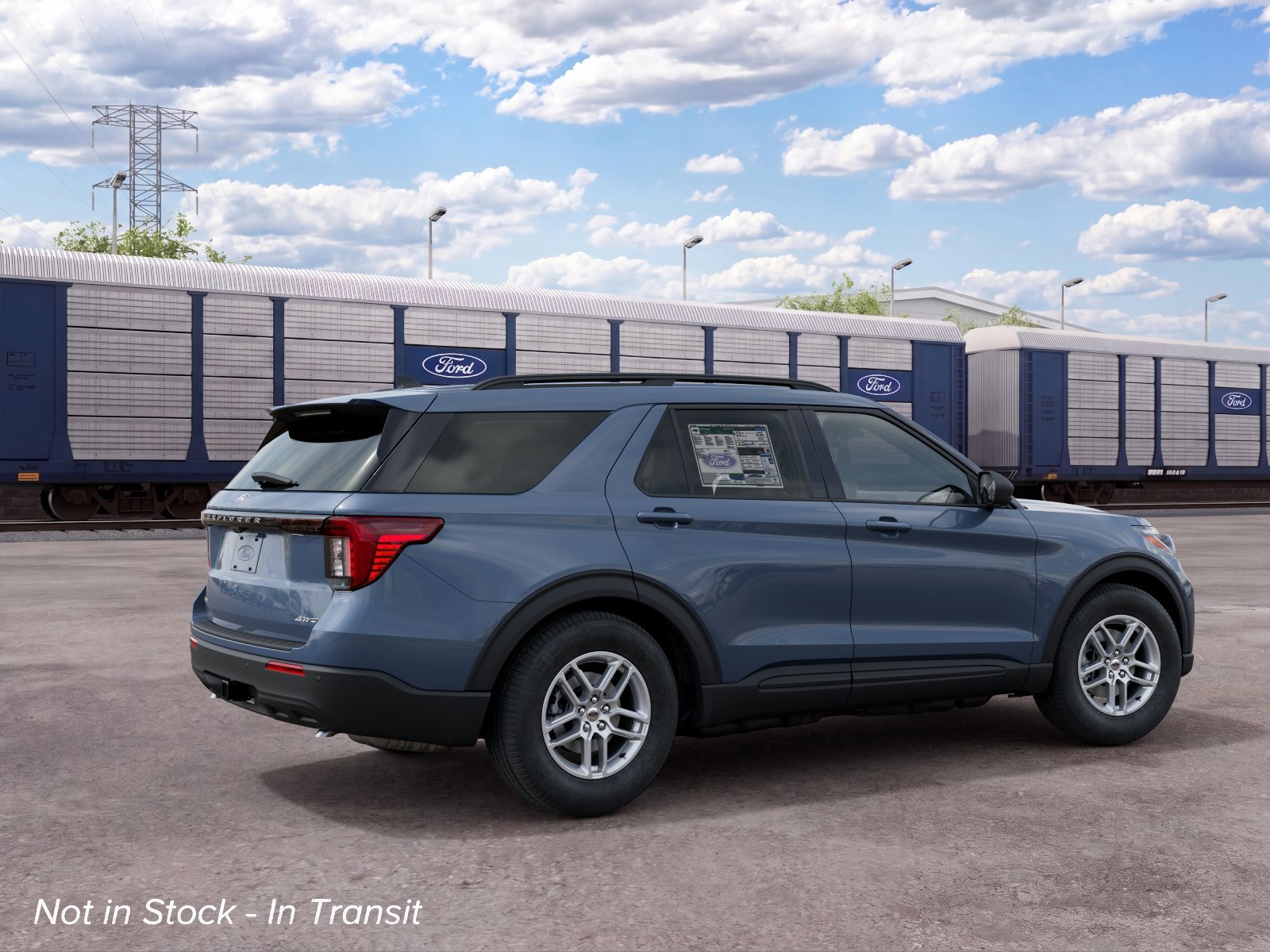 New 2027 Vapor Blue Metallic Ford Active image 6