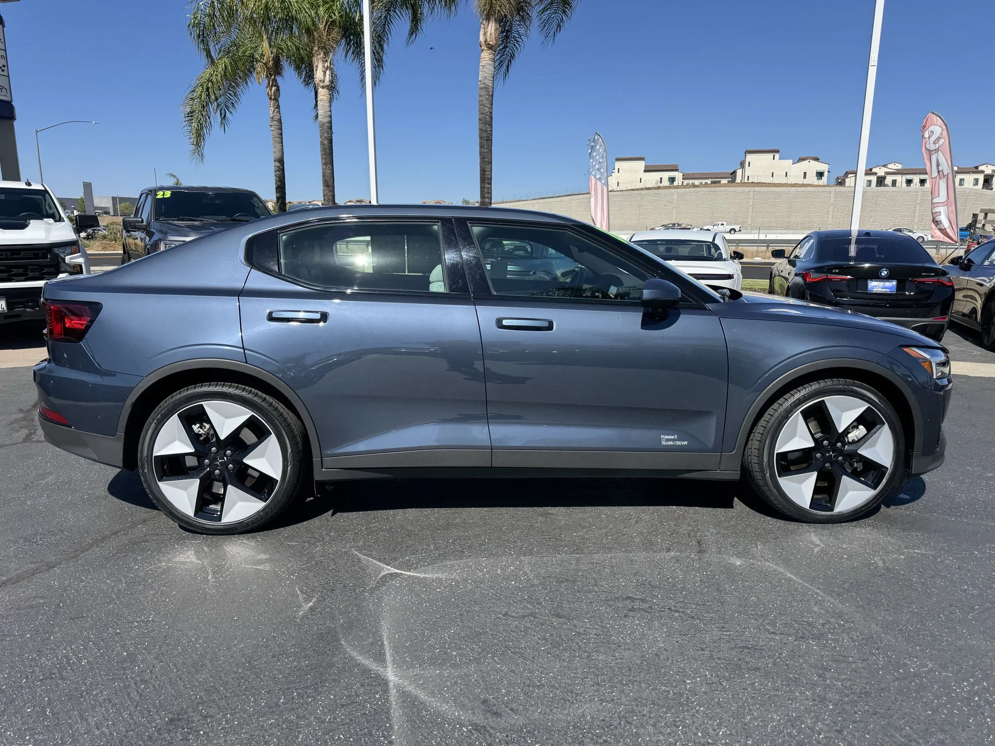 Used 2024 Midnight Metallic Polestar Long Range Dual Motor image 8