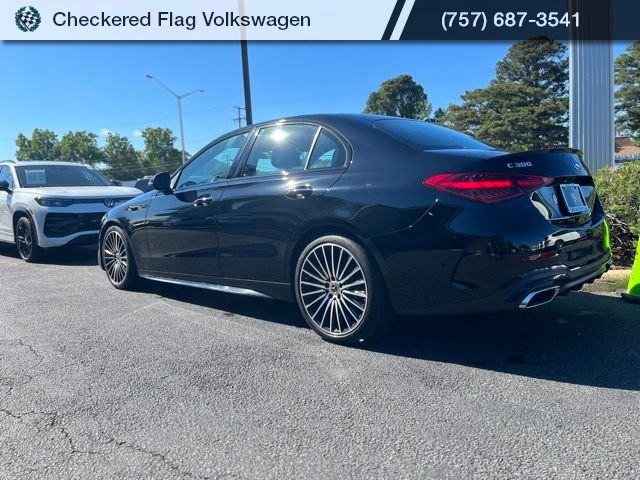 Used 2024 Obsidian Black Metallic Mercedes-Benz C 300 4MATIC® image 6