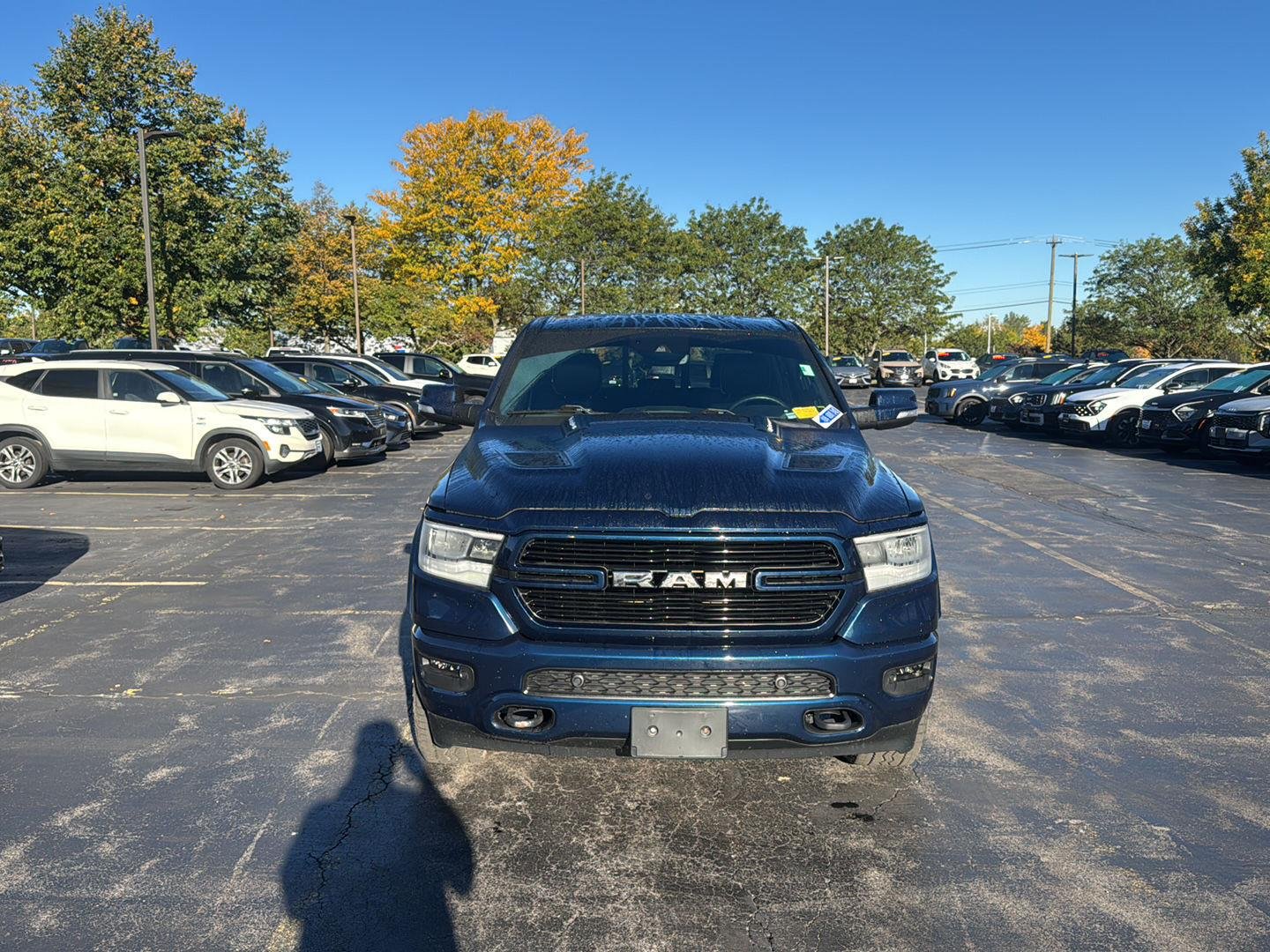 Used 2021 Patriot Blue Pearlcoat Ram Laramie image 4