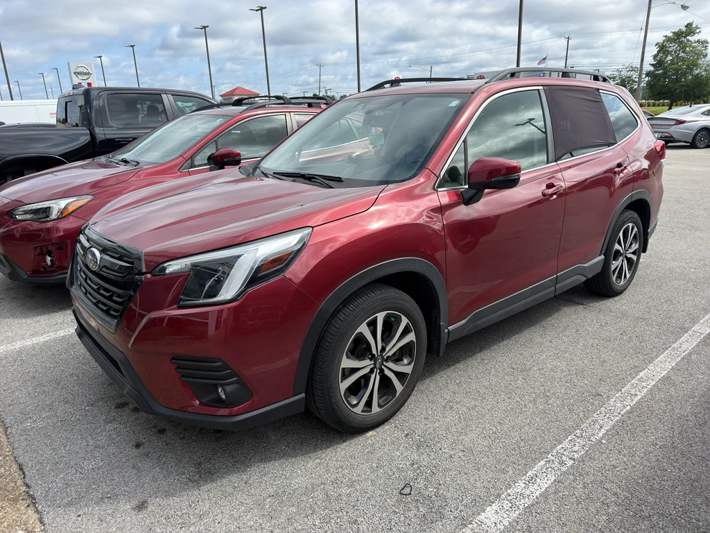 Used 2024 Crimson Red Pearl Subaru Limited image 2