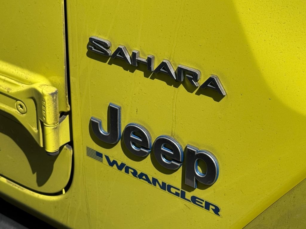 Used 2023 Yellow Jeep Sahara 4xe image 2