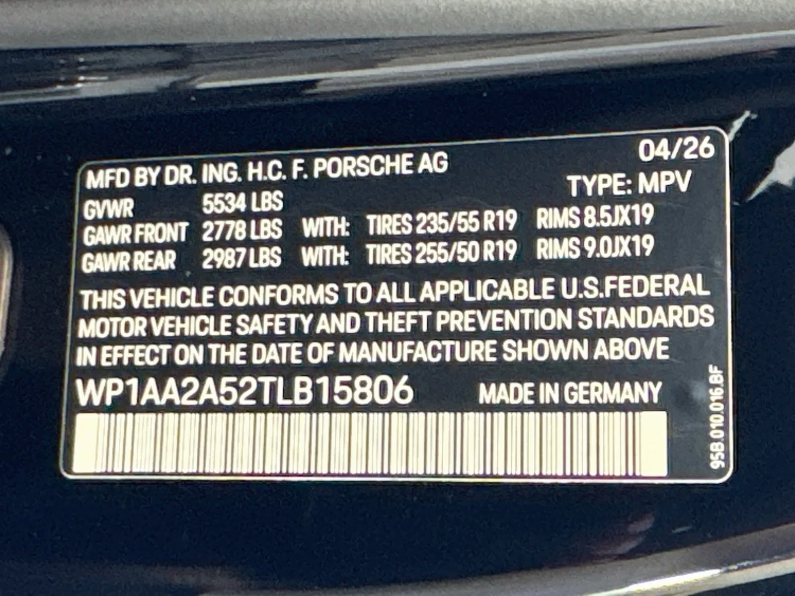 New 2026 Black Porsche  image 26