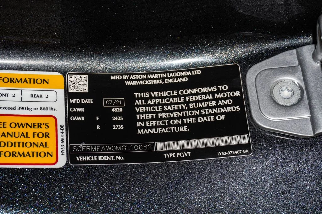 Used 2021 Xenon Gray Aston Martin Shadow Edition image 35