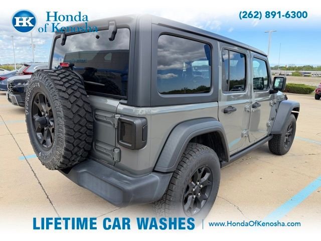 Used 2020 Gray Clearcoat Jeep Unlimited Sport image 2