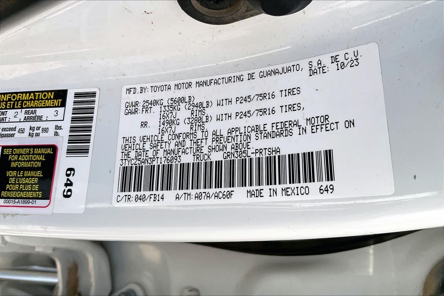 Used 2023 Ice Cap Toyota SR image 33