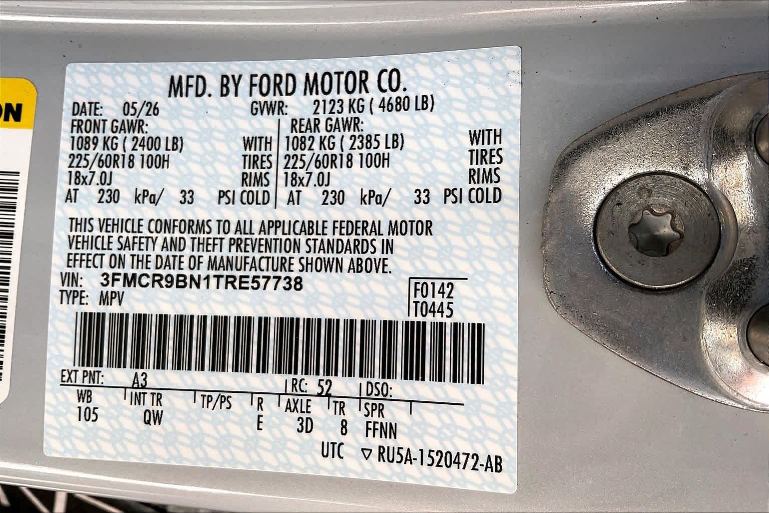 Used 2026 Space White Metallic Ford Big Bend image 36