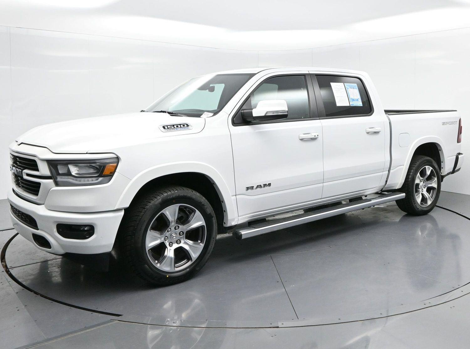 Used 2022 Bright White Clearcoat Ram Laramie image 4