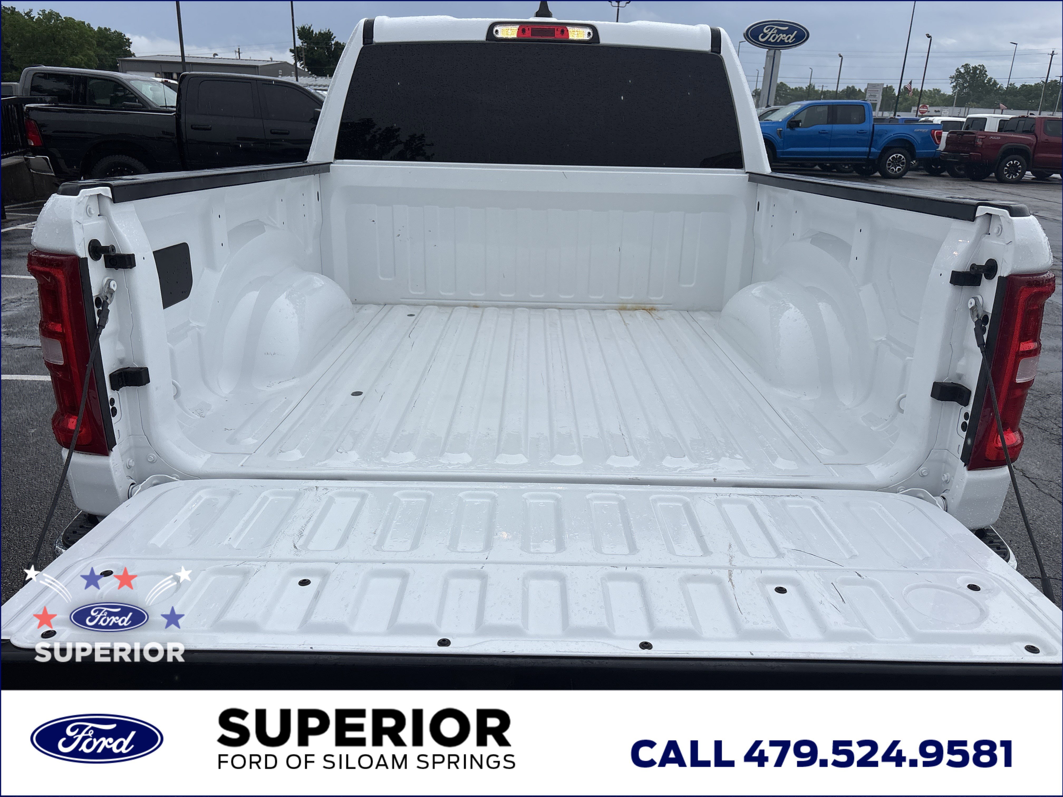 Used 2025 Bright White Clearcoat Ram Big Horn Crew Cab image 7